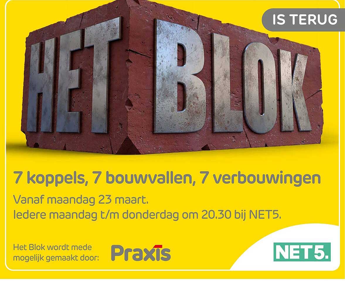 Het Blok Aanbieding bij Praxis - FolderFeest.nl