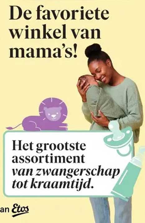 Het grootste assortiment van zwangerschap tot kraamtijd.