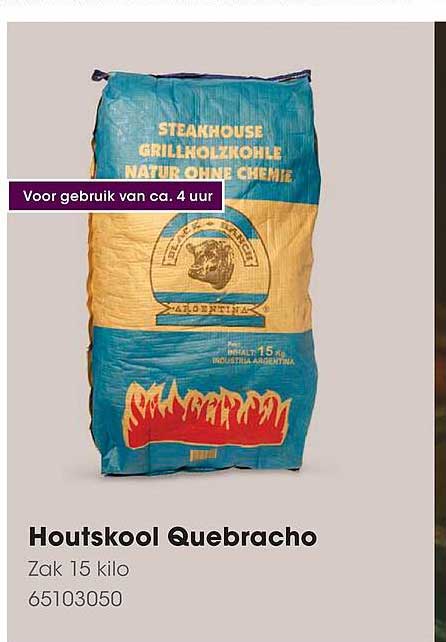 Houtskool Quebracho