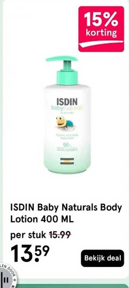 ISDIN Baby Naturals Body Lotion 400 ML