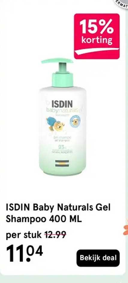 ISDIN Baby Naturals Gel Shampoo 400 ML