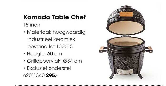Kamado Table Chef