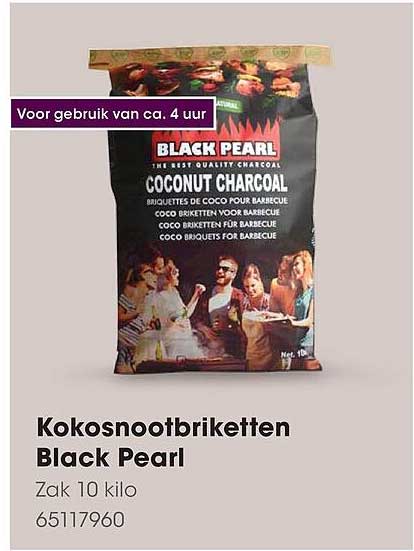 Kokosnotbriketten Black Pearl