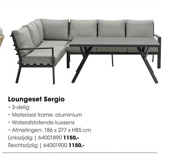 Loungeset Sergio