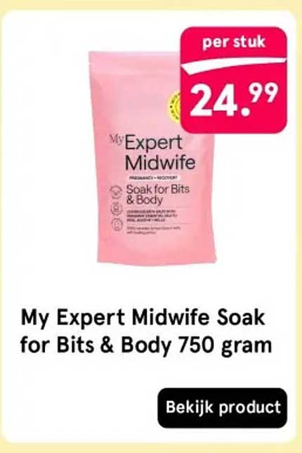 My Expert Midwife Soak for Bits & Body 750 gram