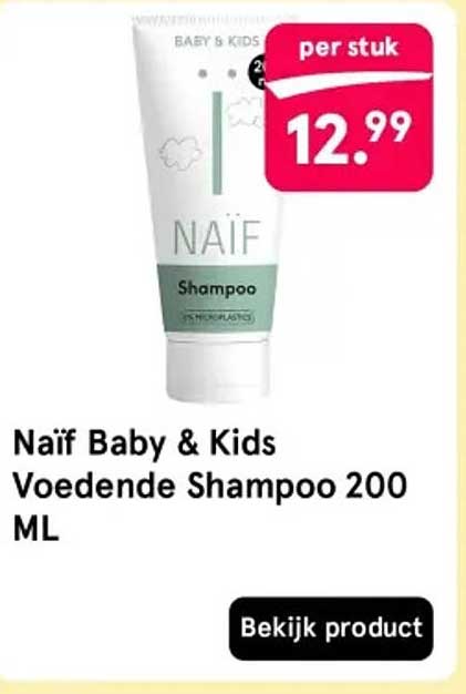 Naïf Baby & Kids Voeden Shampoo 200 ML