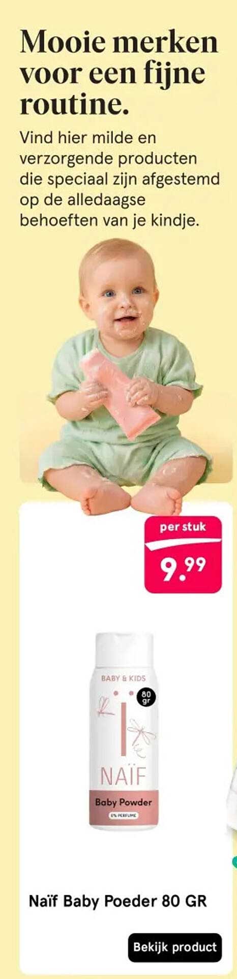 Naïf Baby Poeder 80 GR