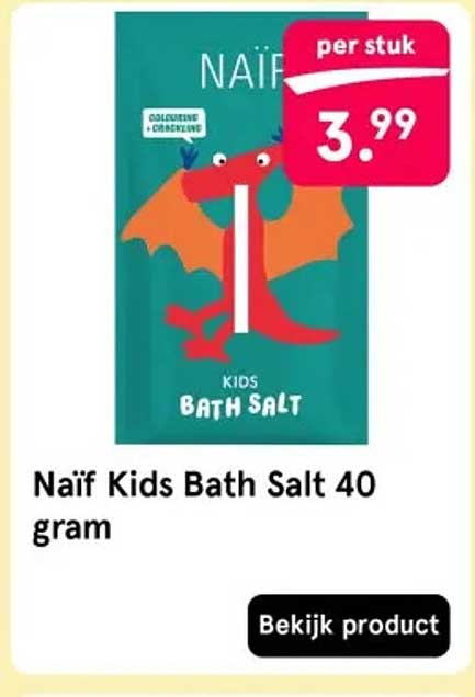 Naïf Kids Bath Salt 40 gram