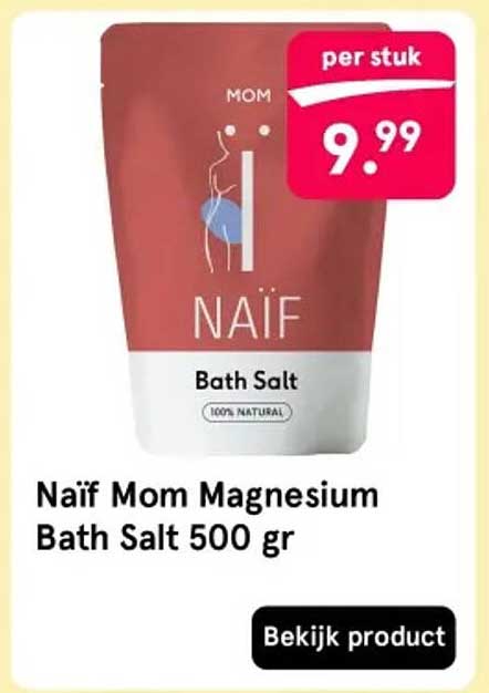 Naïf Mom Magnesium Bath Salt 500 gr