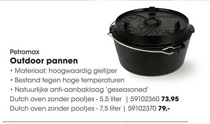 Outdoor pannen