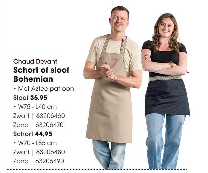 Schort of sloof Bohemian