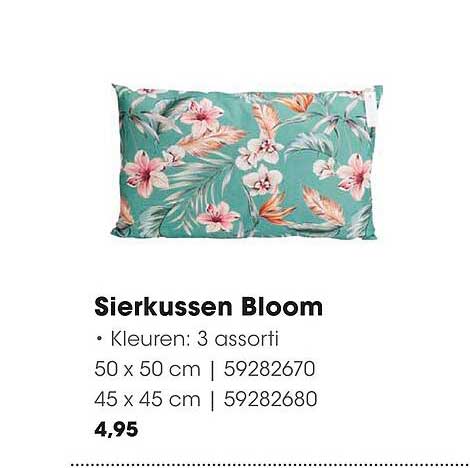 Sierkussen Bloom