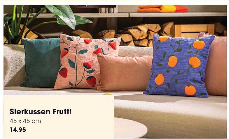Sierkussen Frutti