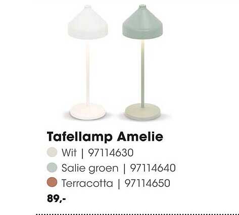 Tafellamp Amelie