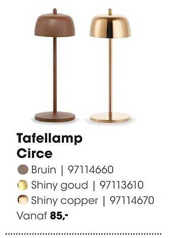 Tafellamp Circe