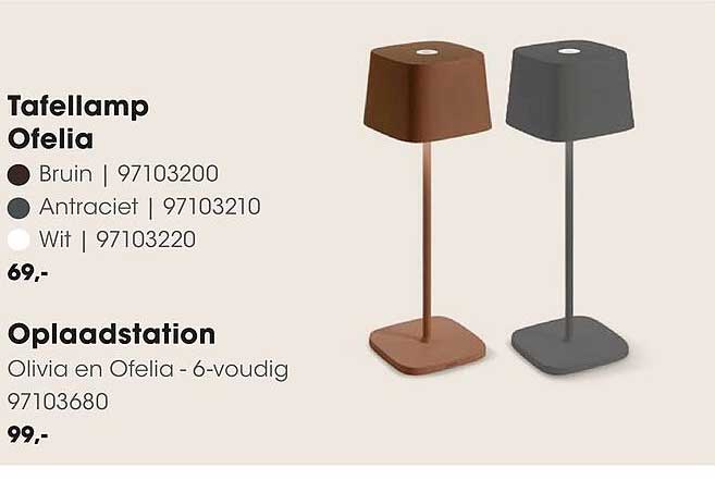 Tafellamp Ofelia