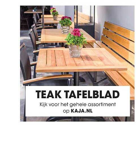 TEAK TAFELBLAD