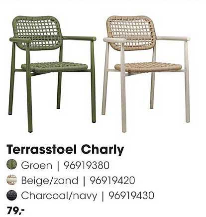 Terrasstoel Charly