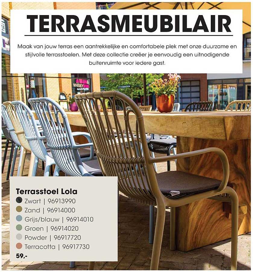 Terrasstoel Lola