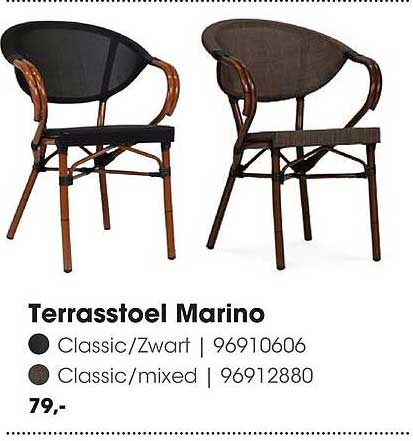 Terrasstoel Marino