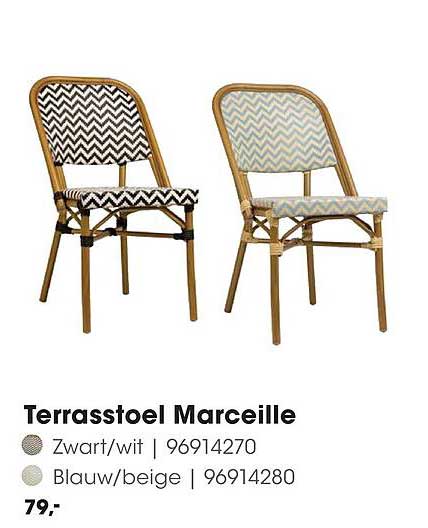Terrasstoel Marseille