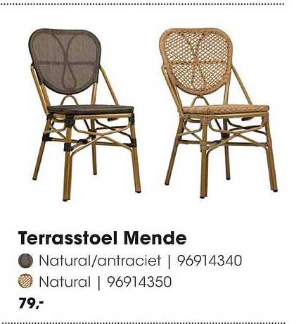 Terrasstoel Mende