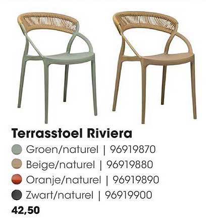 Terrasstoel Riviera