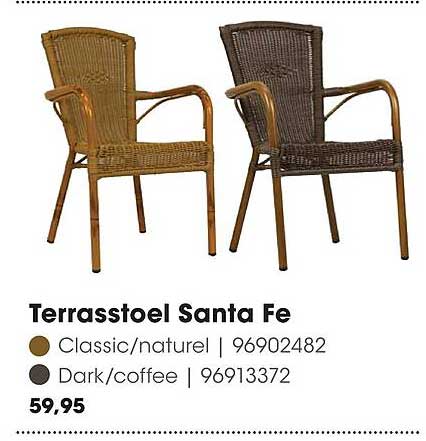 Terrasstoel Santa Fe