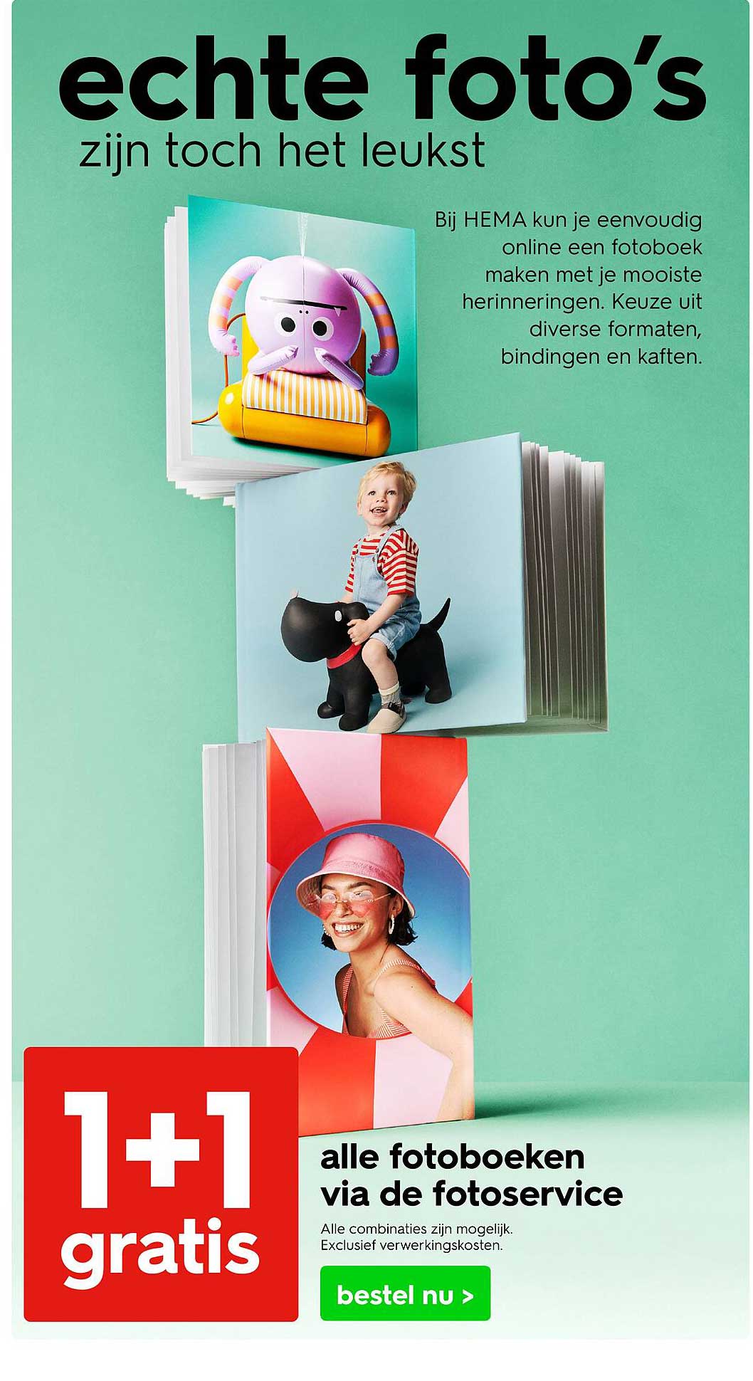 1+1 gratis fotoboeken via de fotoservice