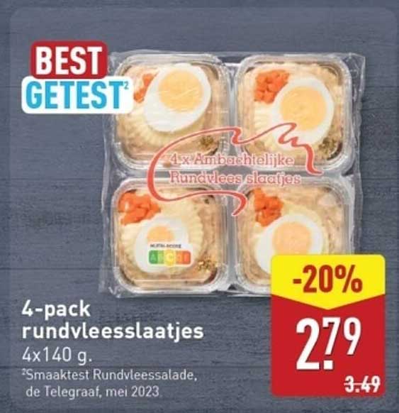 4-pack rundvleeslaatjes