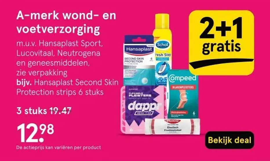 A-merk wond- en voetverzorging