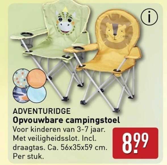 ADVENTURIDGE Opvouwbare campingstoel