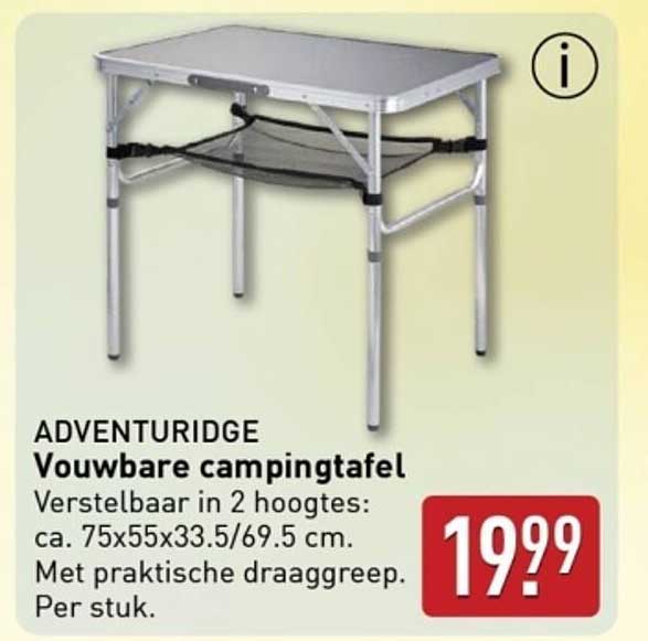 ADVENTURIDGE Vouwbare campingtafel