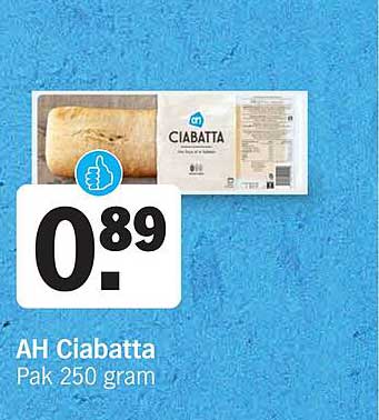 AH Ciabatta Pak 250 gram