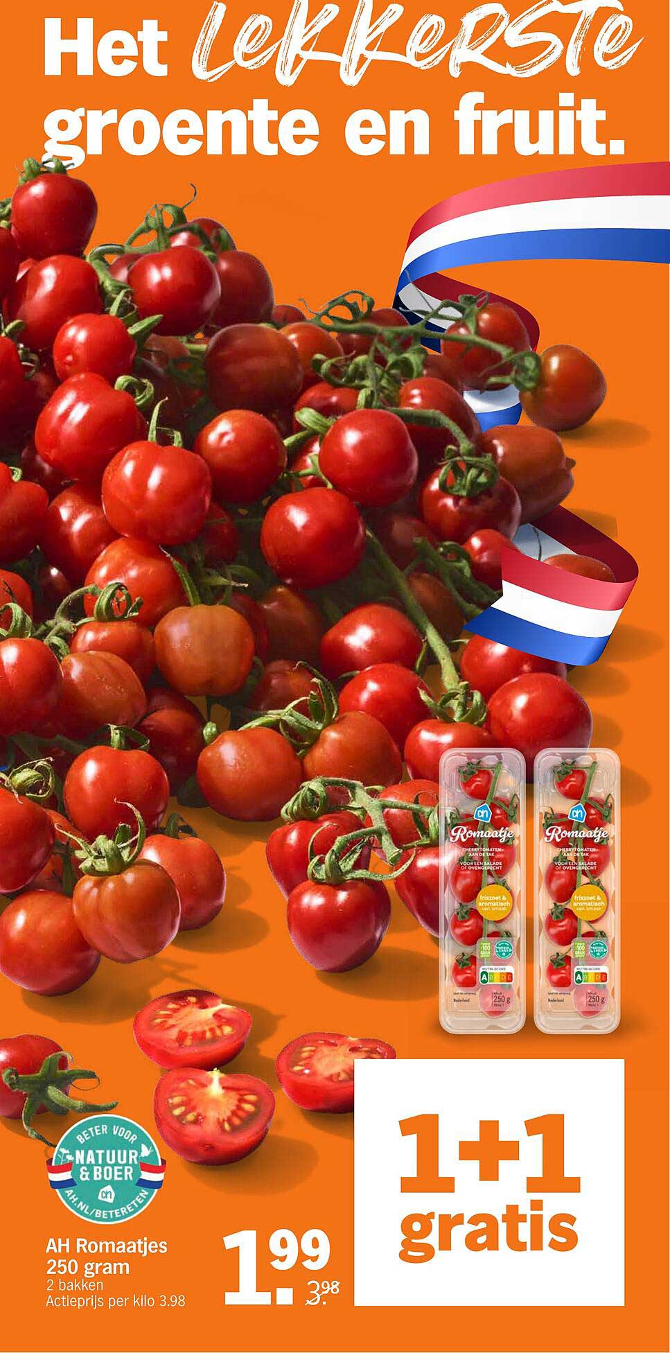 AH Romaaltjes 250 gram 1+1 gratis