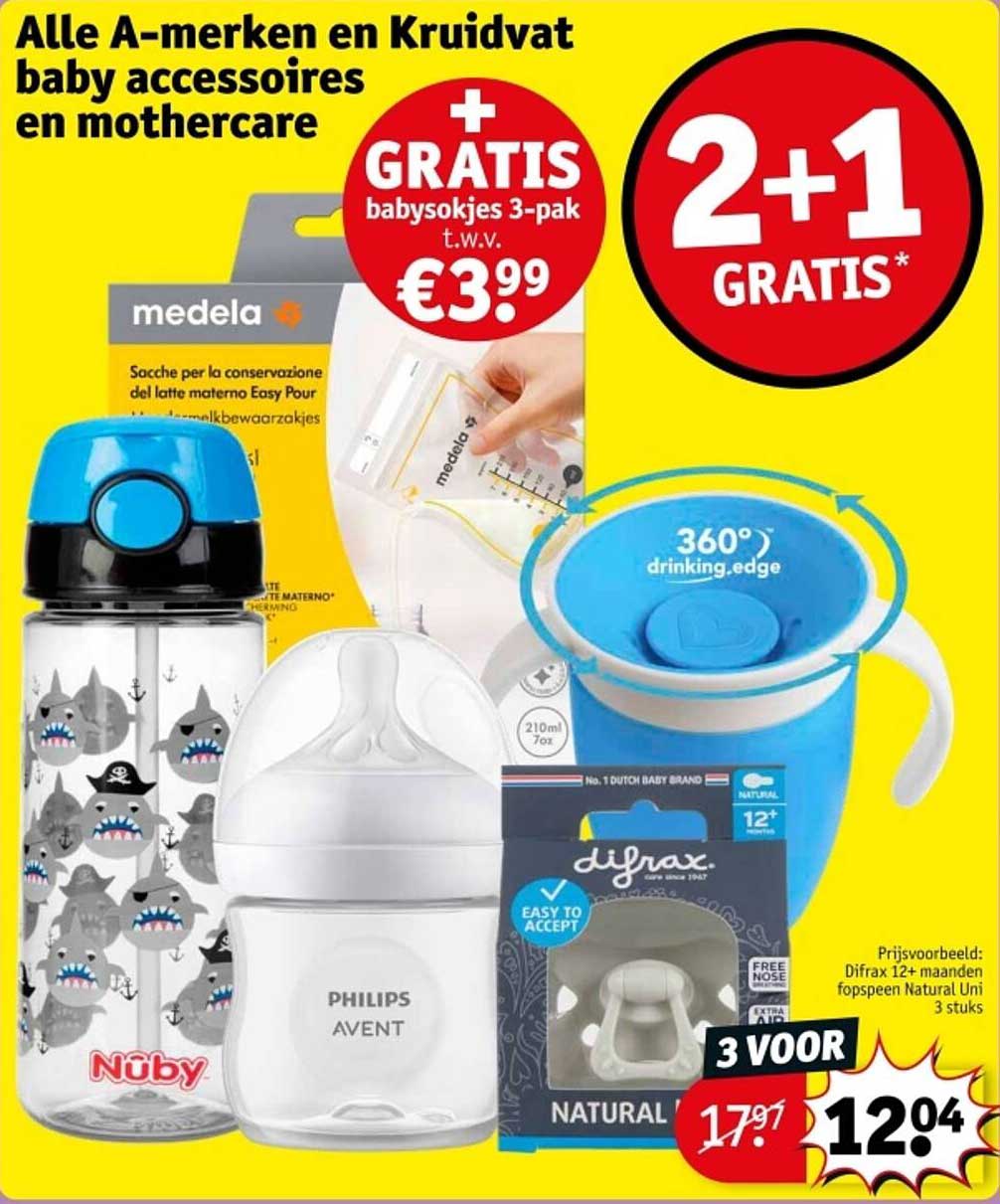 Alle A-merken en Kruidvat baby accessoires en mothercare