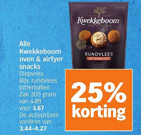 Alle Kwekkeboom oven & airfryer snacks