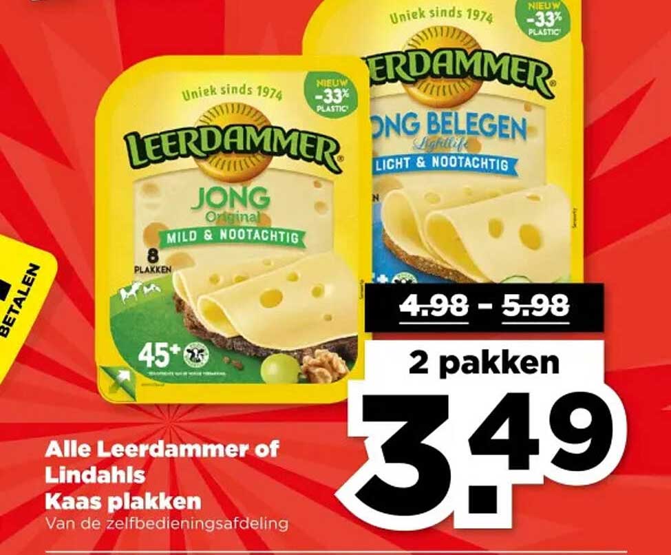 Alle Leerdammer of Lindahls Kaas plakken
