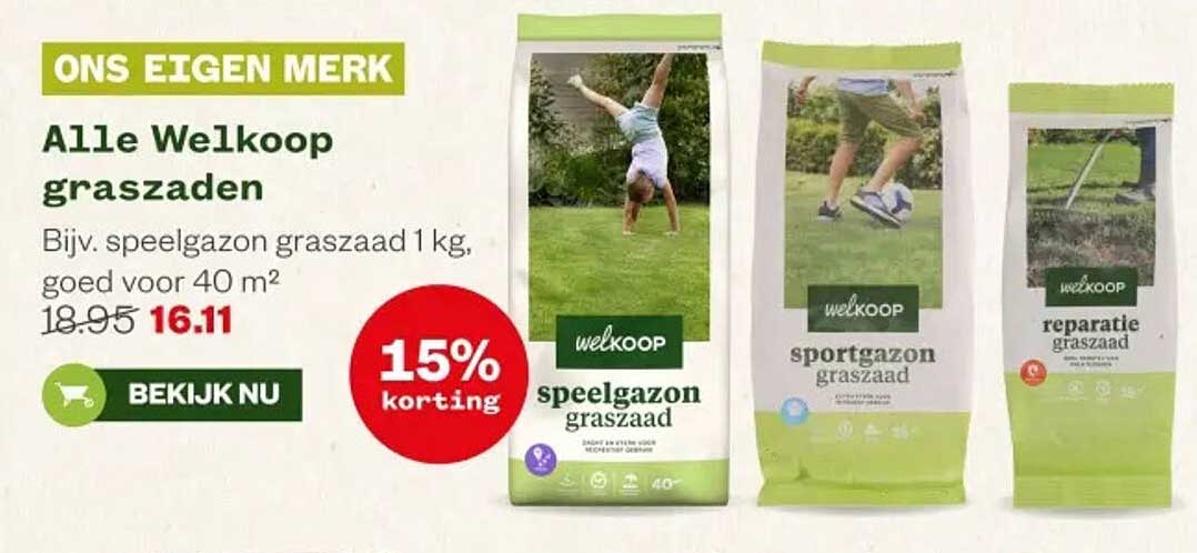 Alle Welkoop graszaden