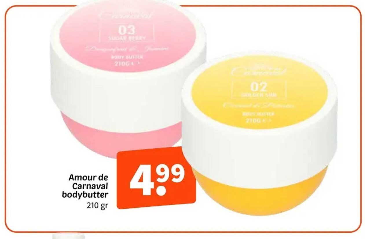 Amour de Carnaval bodybutter 210 gr