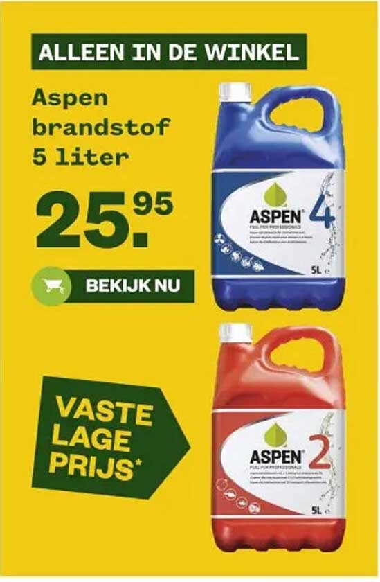 Aspen brandstof 5 liter