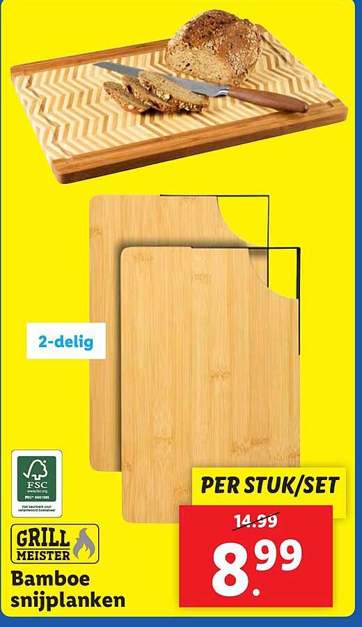 Bamboe snijplanken