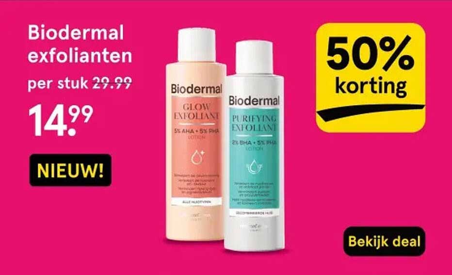 Biodermal exfolianten