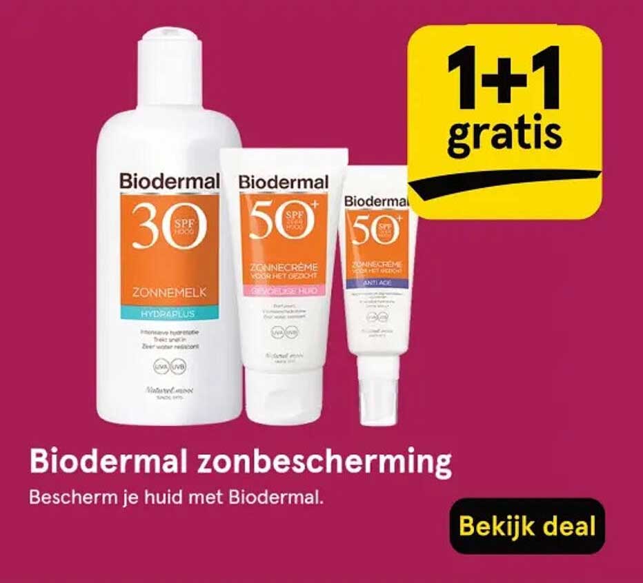 Biodermal zonbescherming