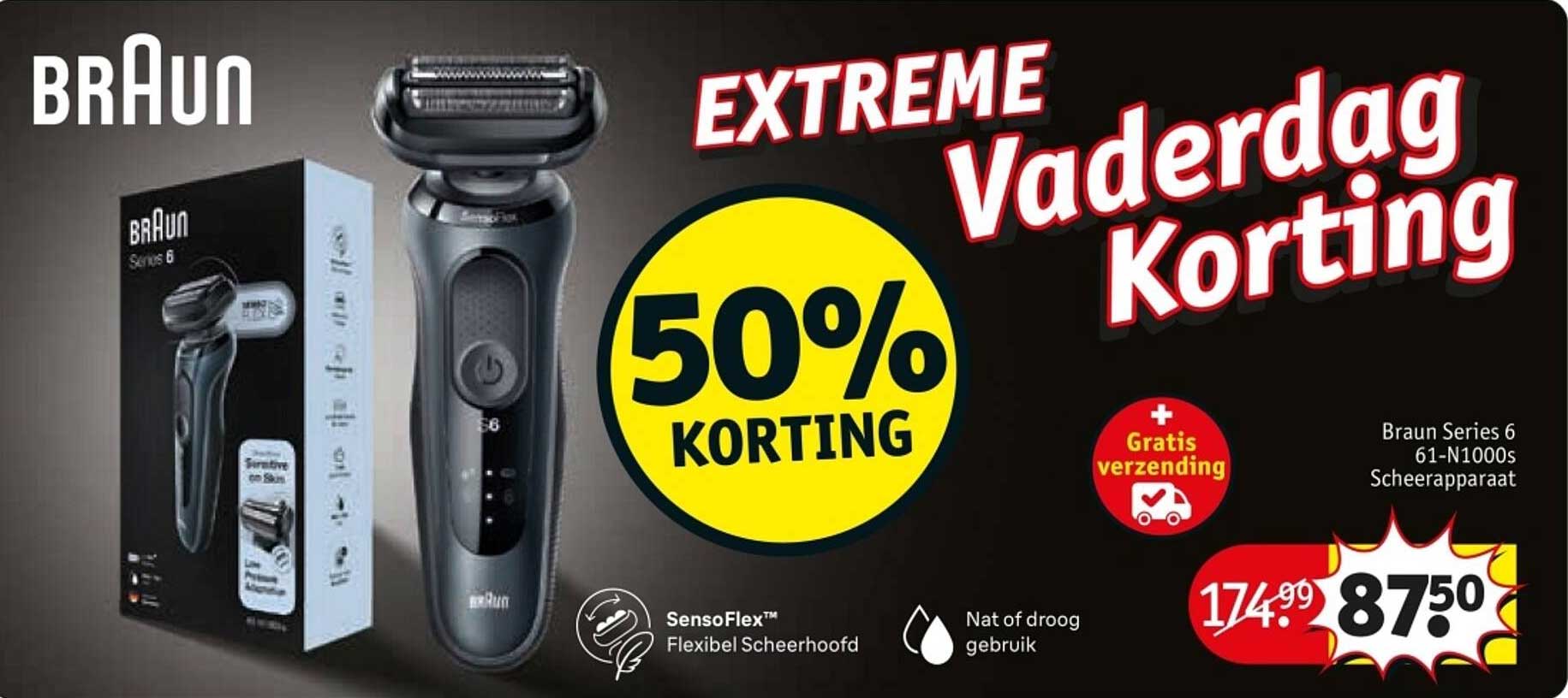 Braun Series 6 61-N1000s Scheerapparaat