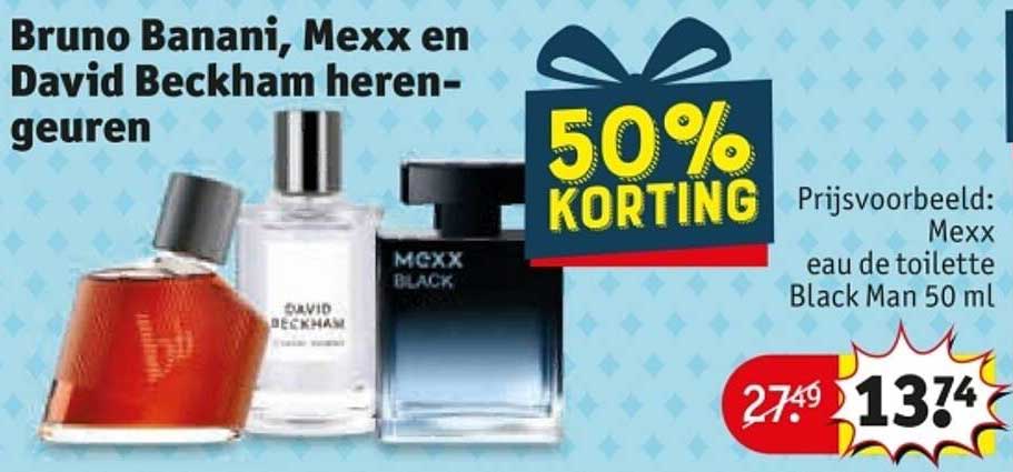 Bruno Banani, Mexx en David Beckham heren-geuren