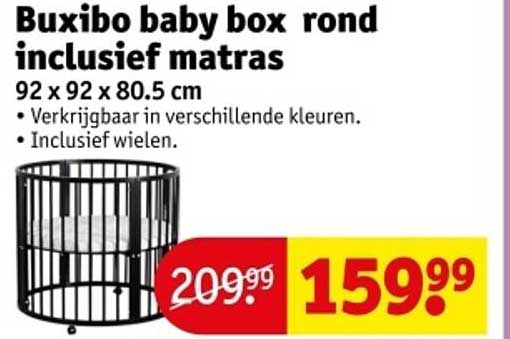 Buxibo baby box rond inclusief matras