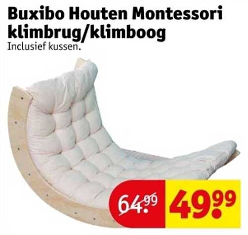 Buxibo Houten Montessori klimbrug/klimboog