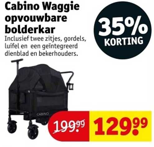 Cabino Waggie opvouwbare bolderkar