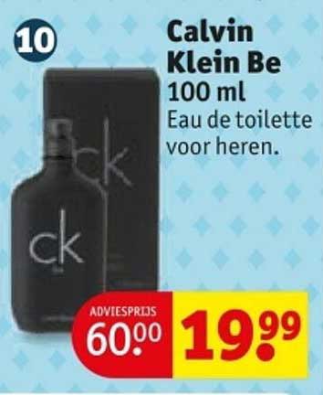 Calvin Klein Be 100 ml Eau de toilette voor heren.
